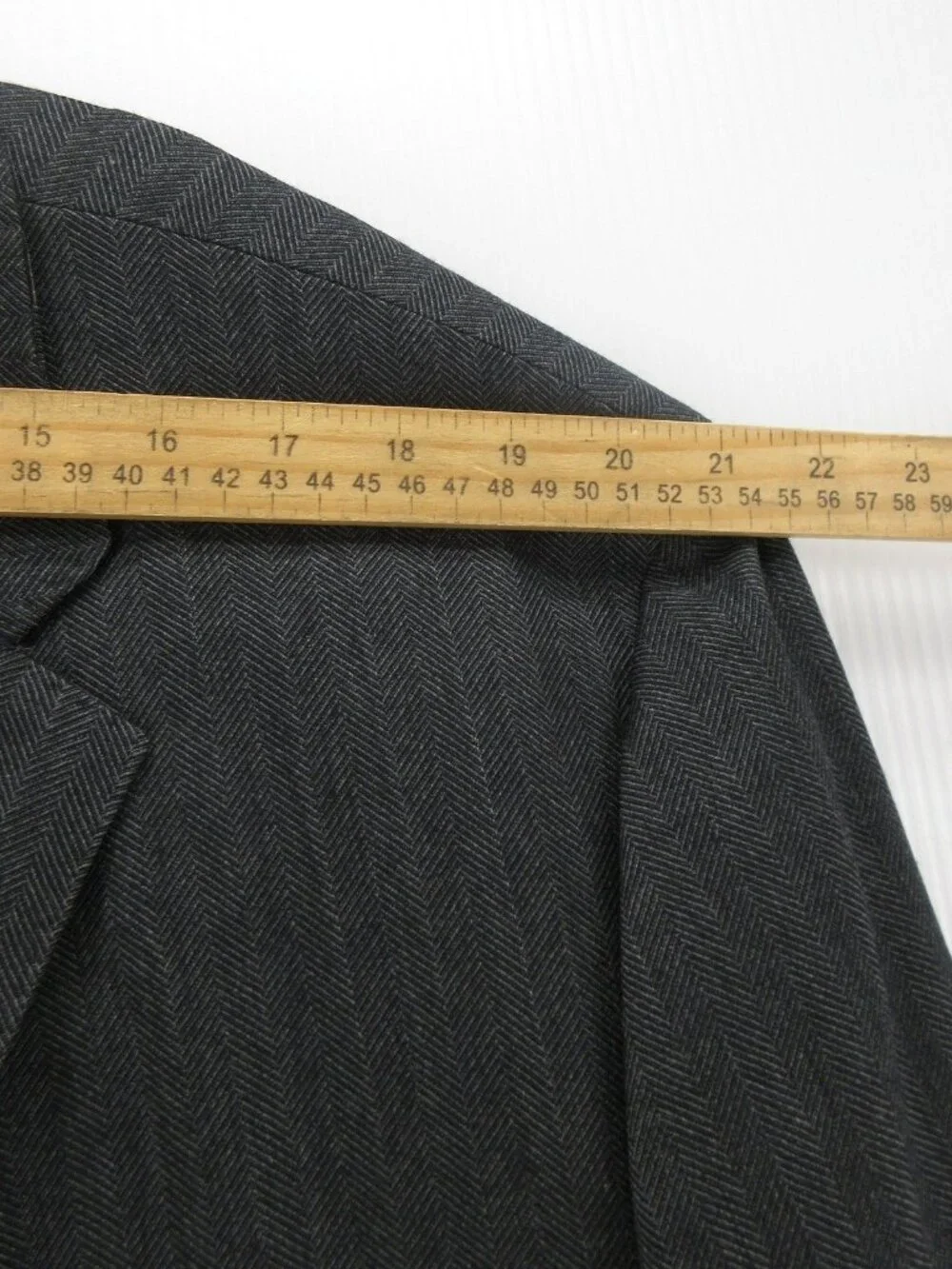Samuelsohn Sport Coat 52 Blazer Wool Blend Herringbone Jacket Lined NEW